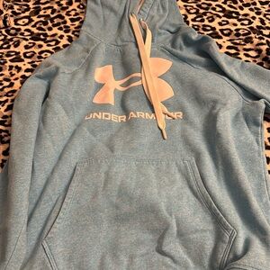 Blue and white sweatshirt size medium